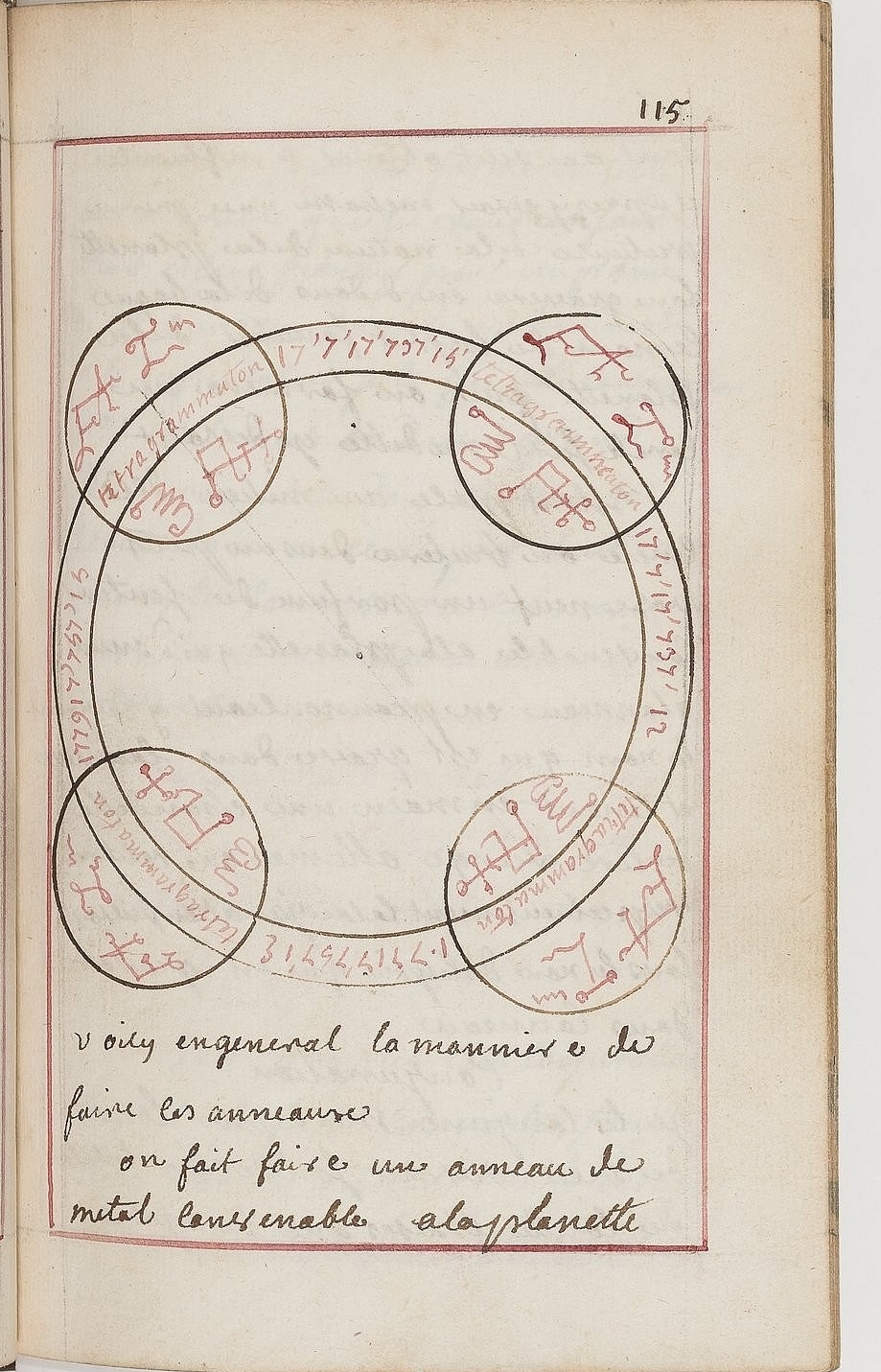 Zekerboni par Pierre Mora, Philosophe Cabaliste.. (Ms Arsenal 2790)