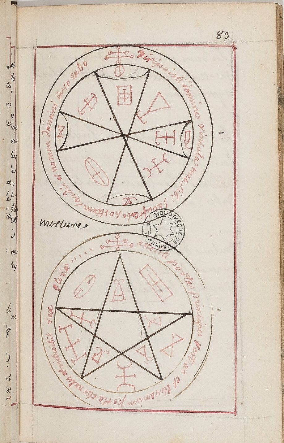 Zekerboni par Pierre Mora, Philosophe Cabaliste.. (Ms Arsenal 2790)