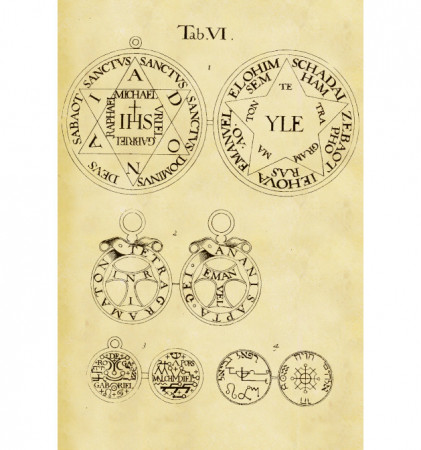 De Amuletis Aeneis Figuris Illustrata