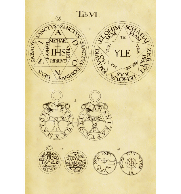 De Amuletis Aeneis Figuris Illustrata