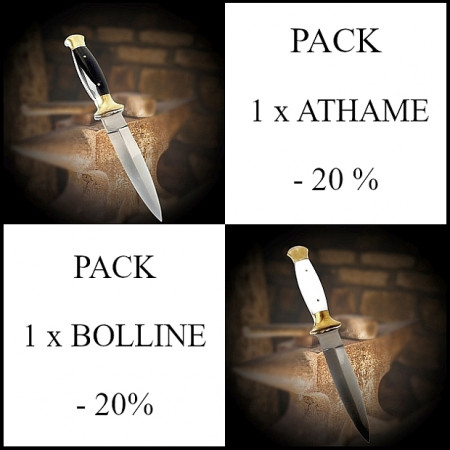 [x] PACK Athamé + Bolline (2pc)
