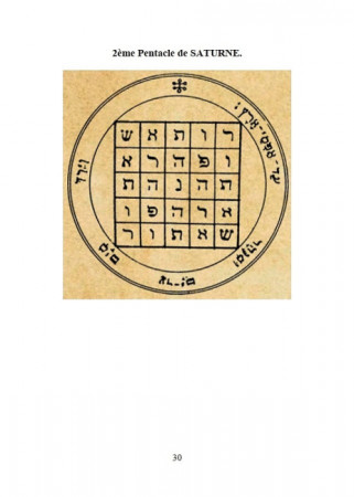 Les 44 Pentacles de la Grande Clef de Salomon