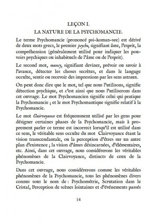 [RL] Psychomancie pratique & Scrutation du Cristal